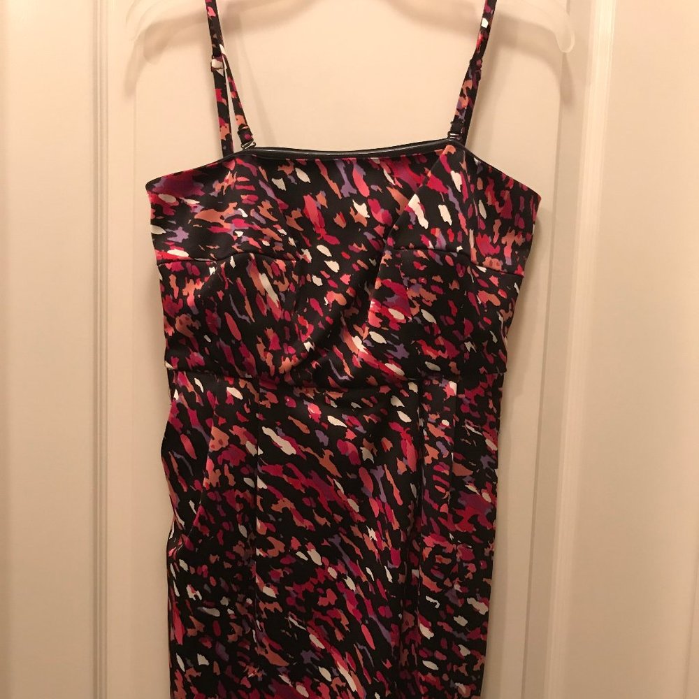 Form fitting multi colored dress